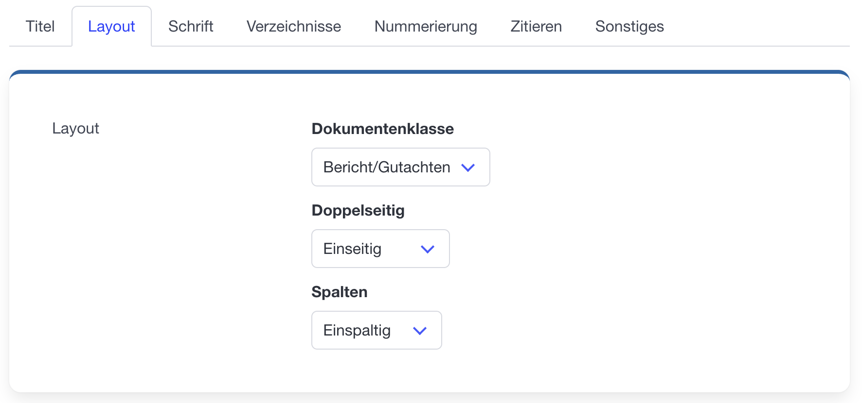 Dokumentenklasse